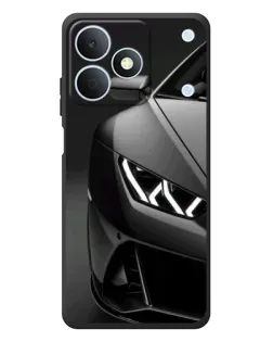 Чехол для Realme Note 80 с картинкой «Lamborghini фары детализация»