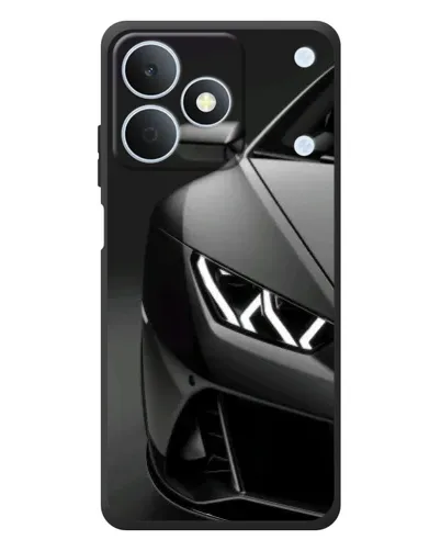 Чехол для Realme Note 80 с картинкой «Lamborghini фары детализация»