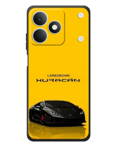 Чехол для Realme Note 80 с картинкой «Lamborghini Huracan черный»