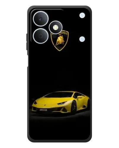 Чехол для Realme Note 80 с картинкой «Lamborghini желтый акцент»