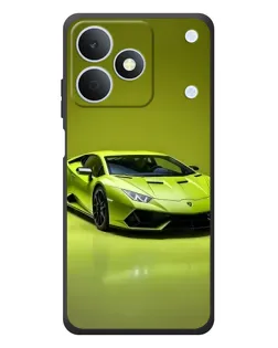 Чехол для Realme Note 80 с картинкой «Салатовый Lamborghini Huracan»
