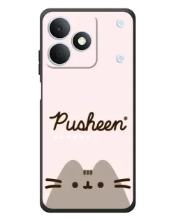 Чехол для Realme Note 80 с картинкой «Pusheen логотип»