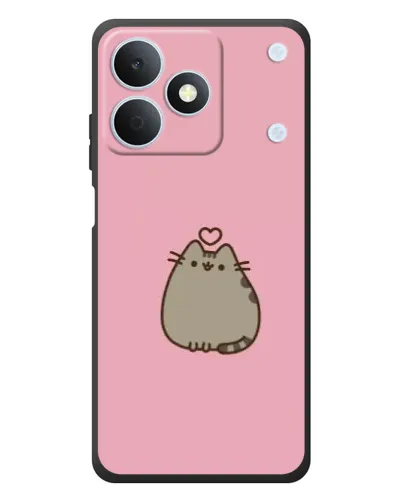Чехол для Realme Note 80 с картинкой «Pusheen сердце»
