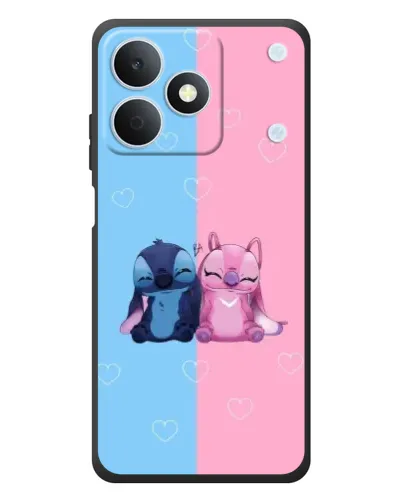 Чохол для Realme Note 80 з картинкою «Stitch та Angel Love»