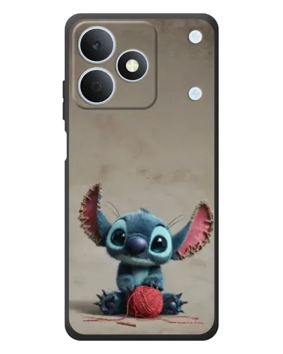 Чохол для Realme Note 80 з картинкою «Стіч на чоричневому фоні»