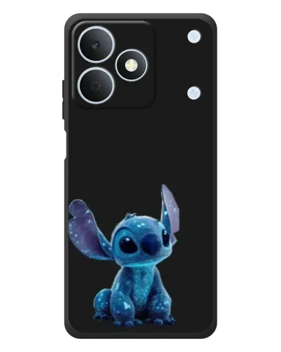 Чохол для Realme Note 80 з картинкою «Стіч на чорному»
