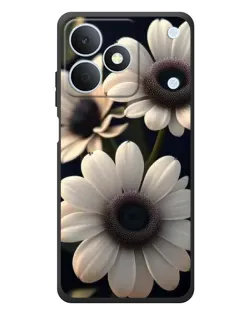 Чохол для Realme Note 80 з картинкою «Білі маргаритки макро»