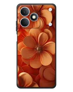 Чохол для Realme Note 80 з картинкою «Помаранчева макро квітка»