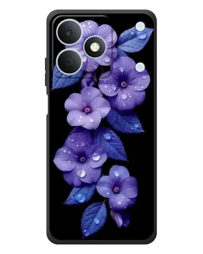 Чехол для Realme Note 80 с картинкой «Фиолетовые цветы с росою» Чехол для Realme Note 80 с картинкой «Фиолетовые цветы с росою»