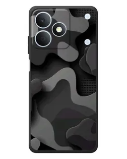 Чохол для Realme Note 80 з картинкою «Темний абстрактний камуфляж»