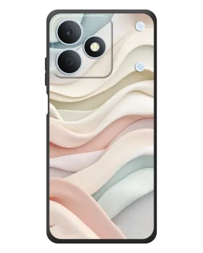 Чохол для Realme Note 80 з картинкою «Пастельні ніжні хвилі»