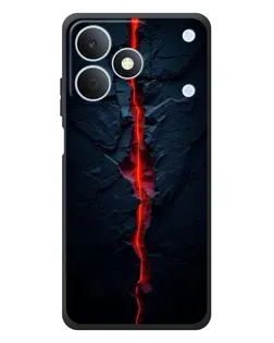 Чохол для Realme Note 80 з картинкою «Червона лавова тріщина»