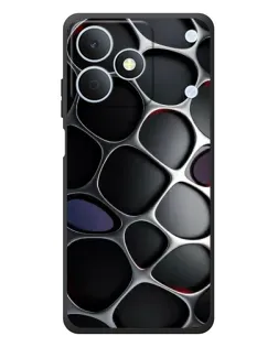 Чохол для Realme Note 80 з картинкою «Об'ємна темна решітка»