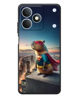 Чехол для Realme Note 80 с картинкой «Капи-мен супергерой»