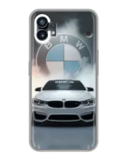 Чохол для Realme P3 Ultra з картинкою «BMW в білому диму»