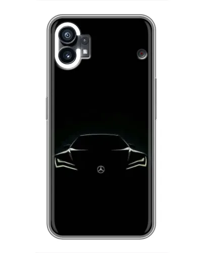 Чохол для Realme P3 Ultra з картинкою «Mercedes — силует авто» Чохол для Realme P3 Ultra з картинкою «Mercedes — силует авто»