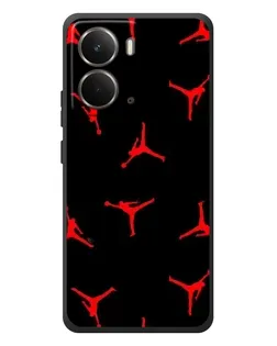 Чохол для RealMe P3 з картинкою «Jordan Red Pattern»