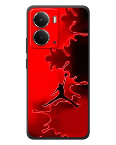 Чохол для RealMe P3 з картинкою «Jordan Red Smoke»