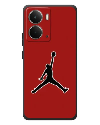 Чохол для RealMe P3 з картинкою «Jordan Red Back»
