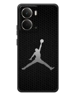 Чохол для RealMe P3 з картинкою «Jordan Dark Carbon»