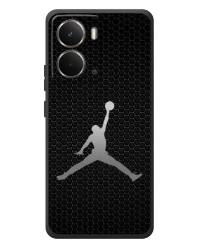Чохол для RealMe P3 з картинкою «Jordan Dark Carbon»