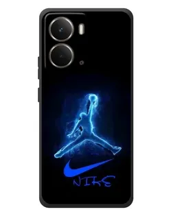 Чохол для RealMe P3 з картинкою «Jordan Neon Blue»