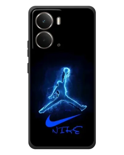 Чохол для RealMe P3 з картинкою «Jordan Neon Blue»