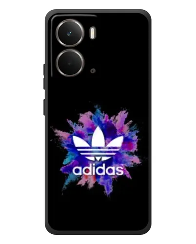 Чехол для RealMe P3 с картинкой «Взрыв красок Adidas»
