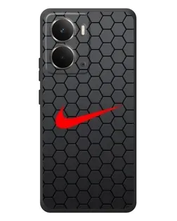 Чохол для RealMe P3 з картинкою «Nike — карбонова сітка»