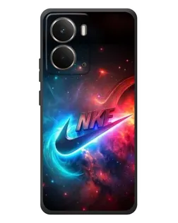 Чохол для RealMe P3 з картинкою «Вогняний логотип Nike»