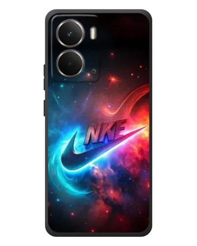 Чохол для RealMe P3 з картинкою «Вогняний логотип Nike»