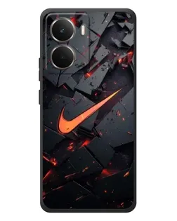 Чохол для RealMe P3 з картинкою «Nike — ефект розломів»
