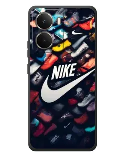 Чохол для RealMe P3 з картинкою «Колекція кросівок Nike»