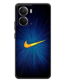 Чохол для RealMe P3 з картинкою «Синій пульс Nike»