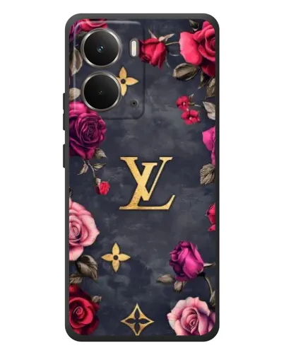 Чехол для RealMe P3 с картинкой «Цветочный Louis Vuitton»