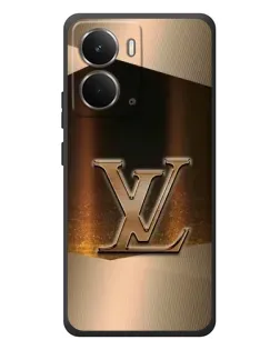 Чохол для RealMe P3 з картинкою «LV — золоте сяйво»