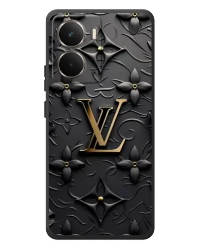 Чехол для RealMe P3 с картинкой «Кожаная текстура LV»