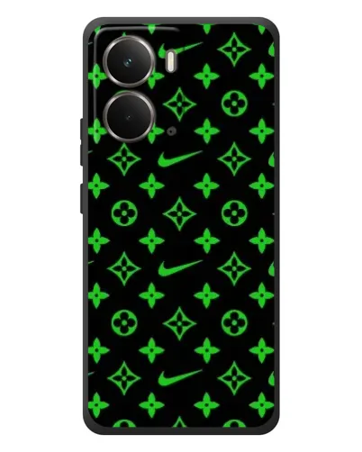 Чехол для RealMe P3 с картинкой «Неоновый принт LV»