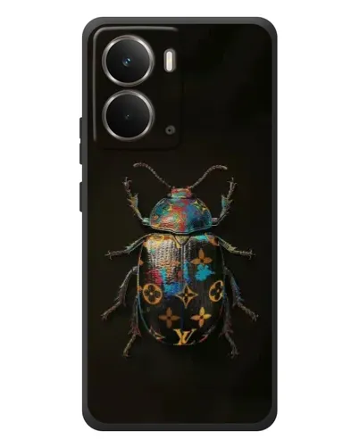 Чехол для RealMe P3 с картинкой «LV — мраморный принт»