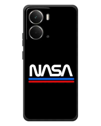 Чохол для RealMe P3 з картинкою «NASA — класика Red Blue»