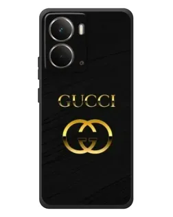 Чохол для RealMe P3 з картинкою «Золотий логотип Gucci»
