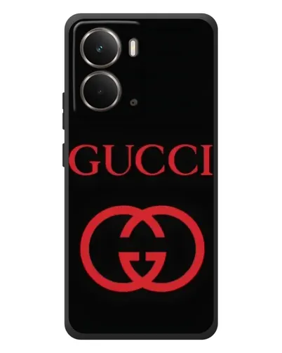 Чохол для RealMe P3 з картинкою «Gucci — червоний логотип»