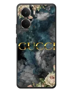 Чохол для RealMe P3 з картинкою «Абстрактні квіти Gucci»