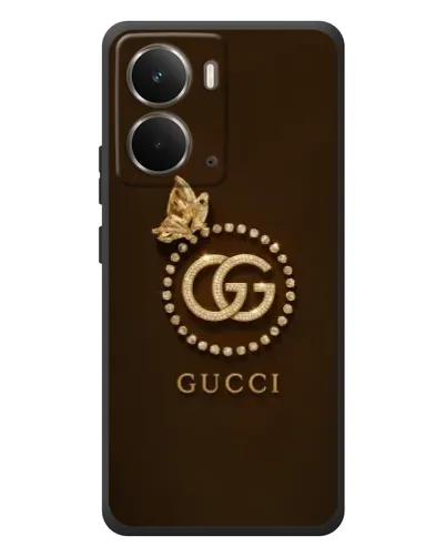 Чохол для RealMe P3 з картинкою «Gucci — золотий метелик»