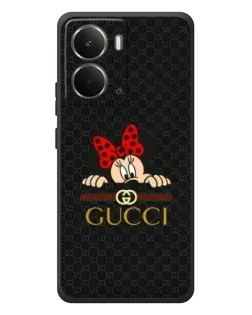 Чохол для RealMe P3 з картинкою «Мінні Маус Gucci — чорний»