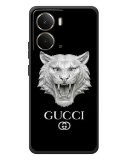 Чохол для RealMe P3 з картинкою «Gucci — срібний лев»