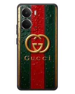 Чохол для RealMe P3 з картинкою «Gucci — фірмова смуга та золото»