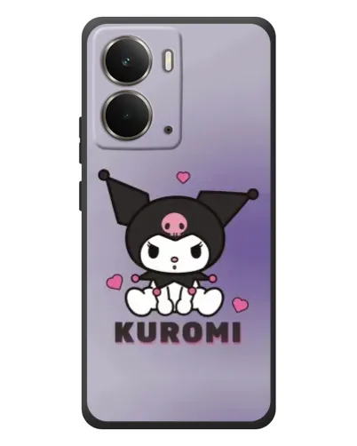 Чохол для RealMe P3 з картинкою «Kuromi — фіолетовий арт»