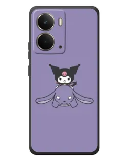 Чохол для RealMe P3 з картинкою «Kuromi на ліловому фоні»