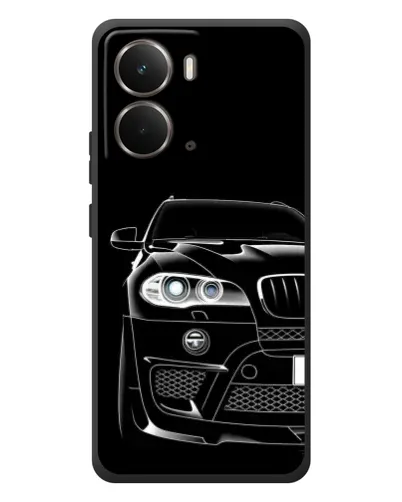 Чохол для RealMe P3 з картинкою «Темний силует BMW»